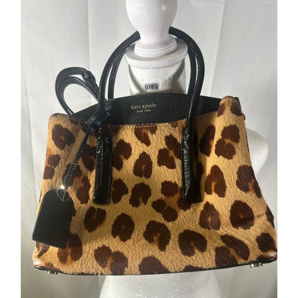 kate spade Handbags - Kate Spade Margaux Haircalf satchel with crossbody strap#163